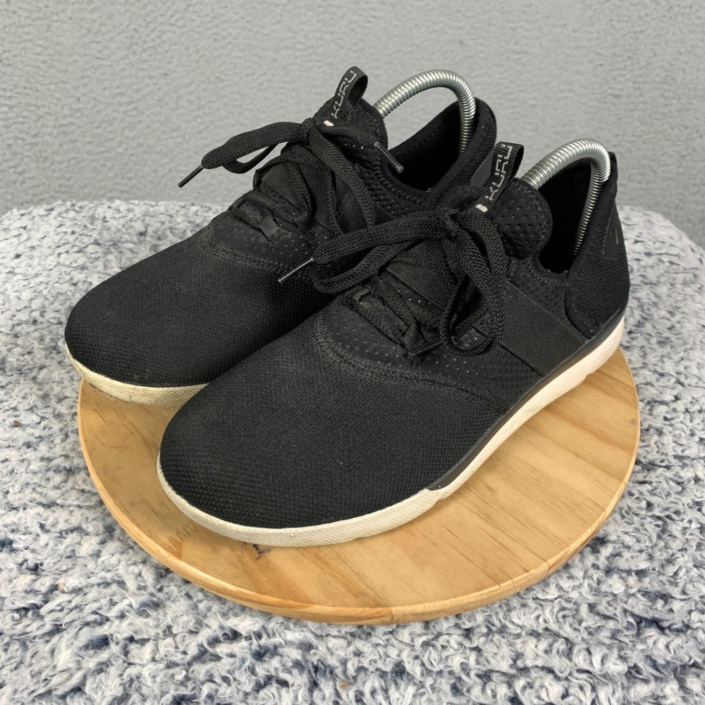 Kuru Pivot Sneakers Women's 9.5 M Black/White Lace Up Athletic Walking Comfort